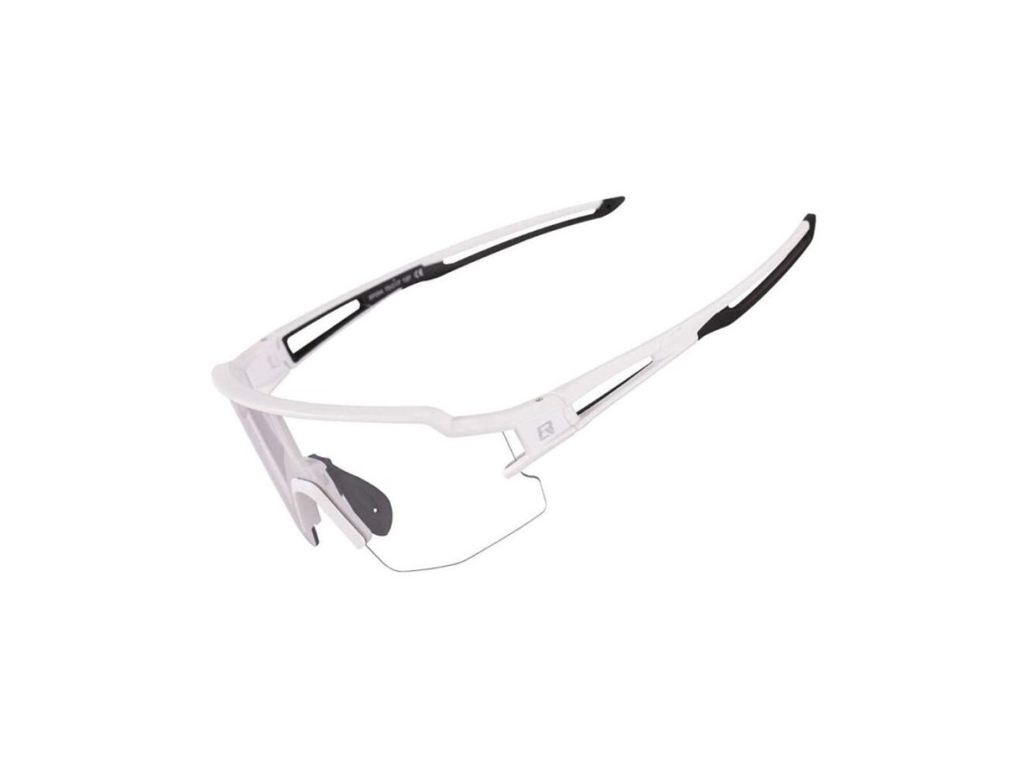 Óculos de ciclismo fotocromáticos Rockbros 10172 com proteção UV400 - Branco