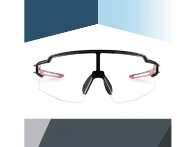 Rockbros 10173 Photochromic UV400 Cycling Glasses - Black and Red Rockbros 10173 Photochromic UV400 Cycling Glasses - Black and Red