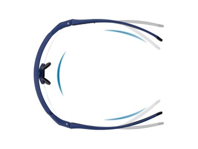 Rockbros 10174 UV400 Cycling Glasses - Blue