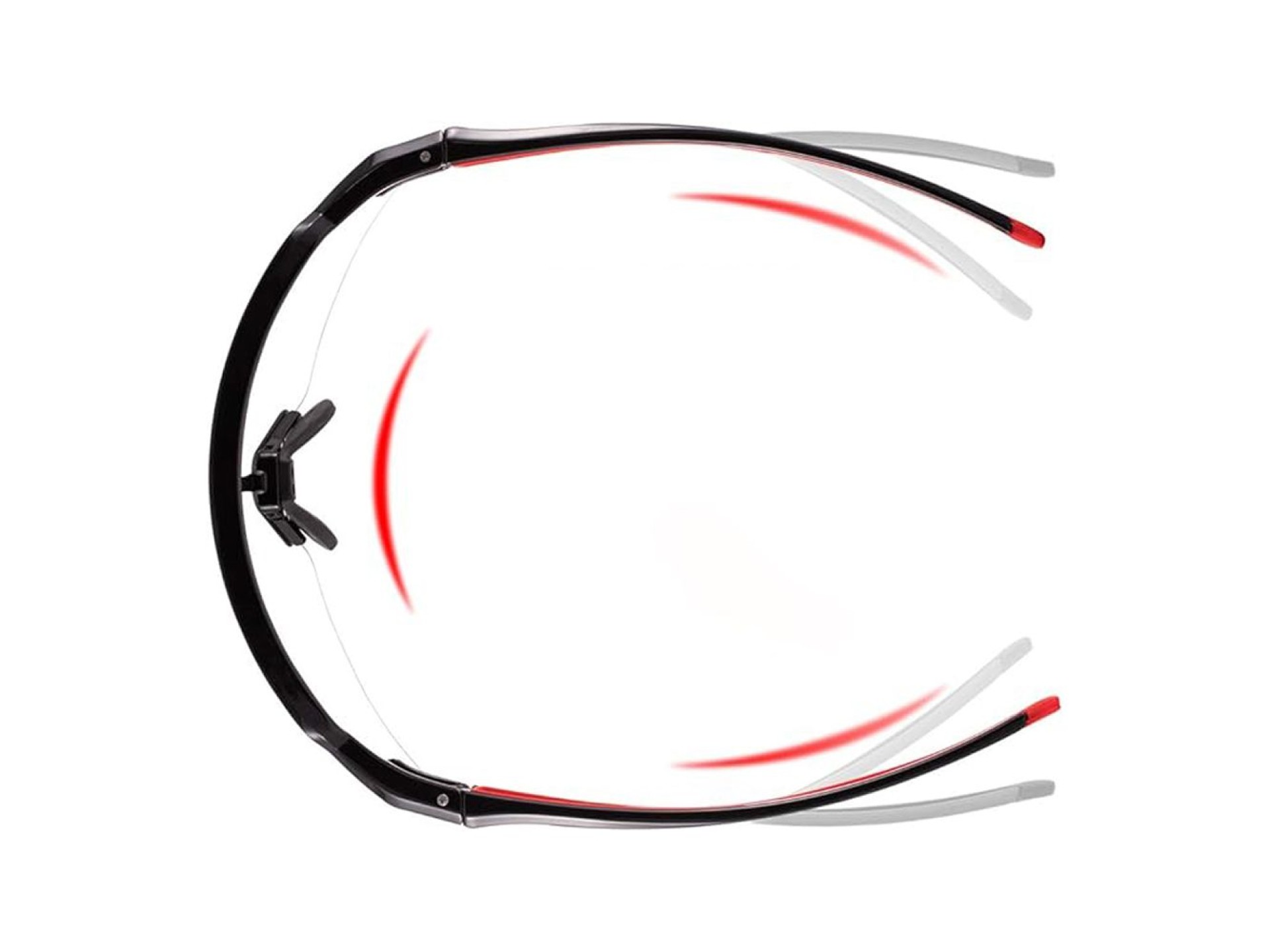 Gafas de ciclismo fotocromáticas Rockbros 10173 UV400 - Negro y rojo