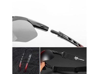 �culos de ciclismo fotocrom�ticos Rockbros 10143 com prote��o UV400 - pretos