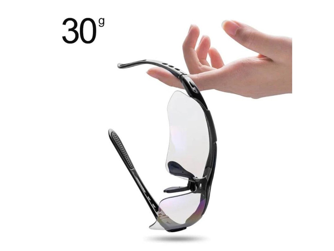 �culos de ciclismo fotocrom�ticos Rockbros 10142 com prote��o UV400 - brancos