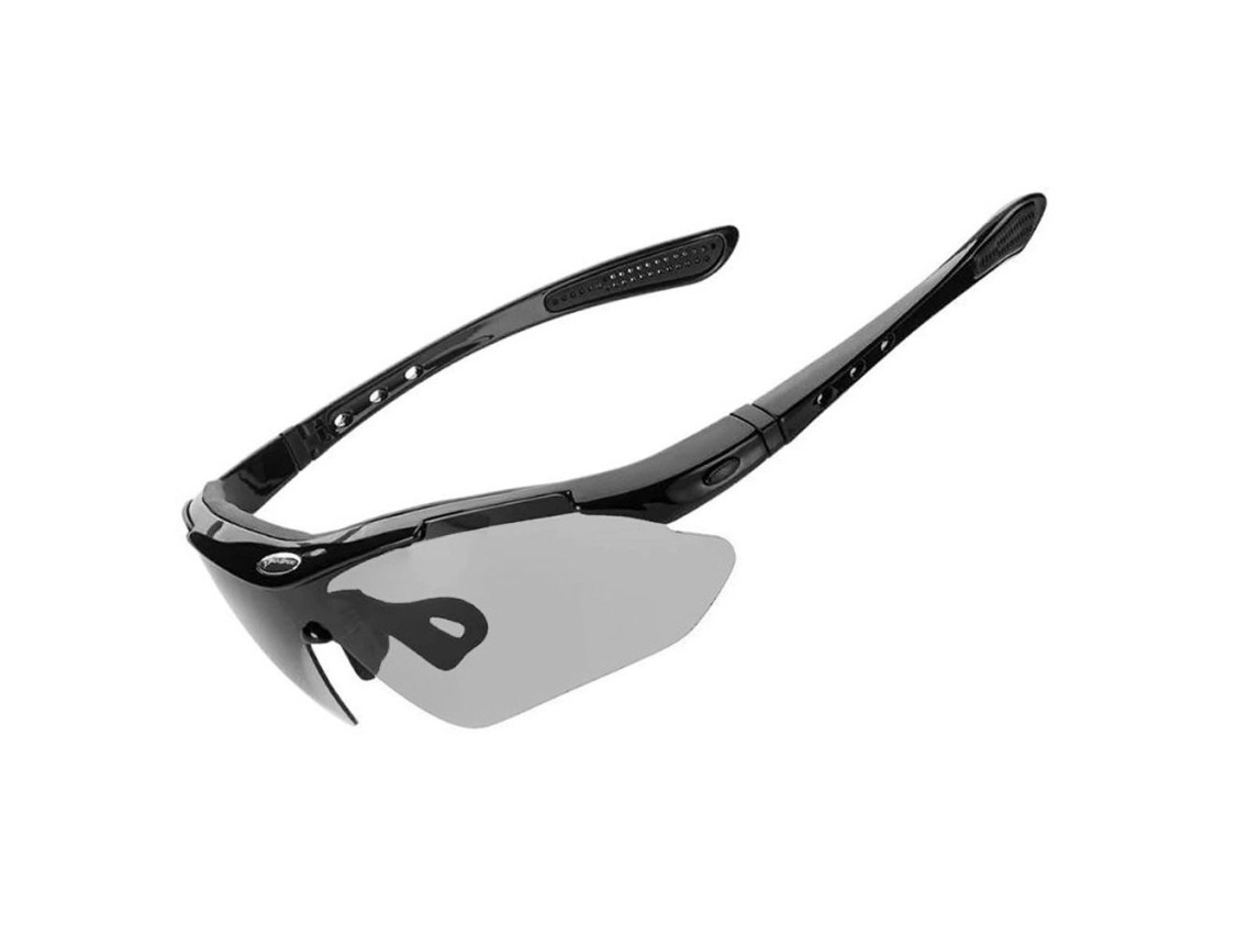 �culos de ciclismo fotocrom�ticos Rockbros 10143 com prote��o UV400 - pretos