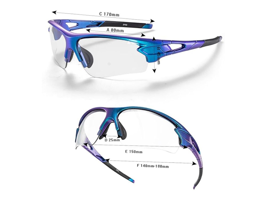 Gafas de ciclismo Rockbros 10069 UV400 - Azul