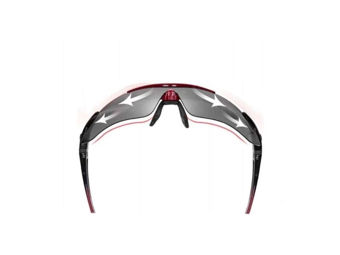 Gafas de ciclismo polarizadas Rockbros 10003 - Negras