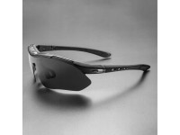 Gafas de ciclismo polarizadas Rockbros 10003 - Negras