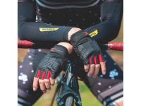 Guantes de ciclismo Rockbros S169BR S con inserciones de gel - negro y rojo Guantes de ciclismo Rockbros S169BR S con inserciones de gel - negro y rojo