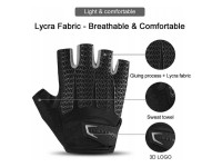 Guantes de ciclismo Rockbros S169BGR XL con inserciones de gel - grises Guantes de ciclismo Rockbros S169BGR XL con inserciones de gel - grises