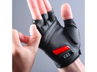 Guantes de ciclismo Rockbros S143-BK L con inserciones de gel - negros Guantes de ciclismo Rockbros S143-BK L con inserciones de gel - negros