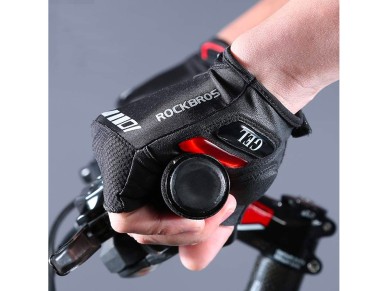 Rockbros S143-BK XL cycling gloves with gel inserts - black Rockbros S143-BK XL cycling gloves with gel inserts - black