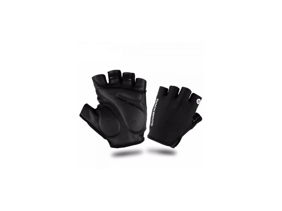 Guantes de ciclismo Rockbros S106BK, talla M - negros