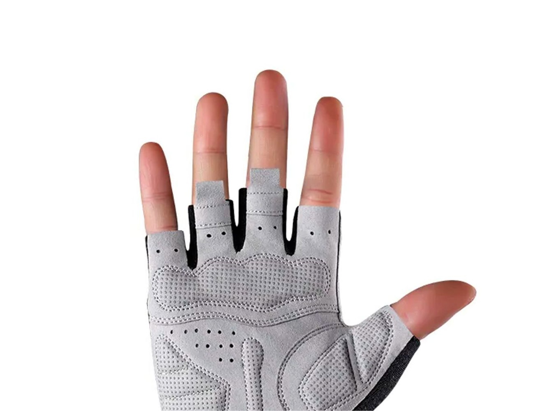 Rockbros S109GR cycling gloves, size L - gray