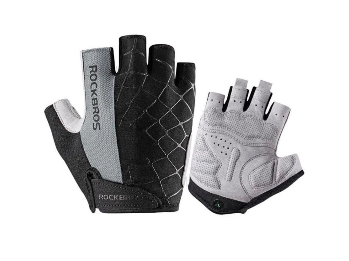 Rockbros S109GR cycling gloves, size L - gray