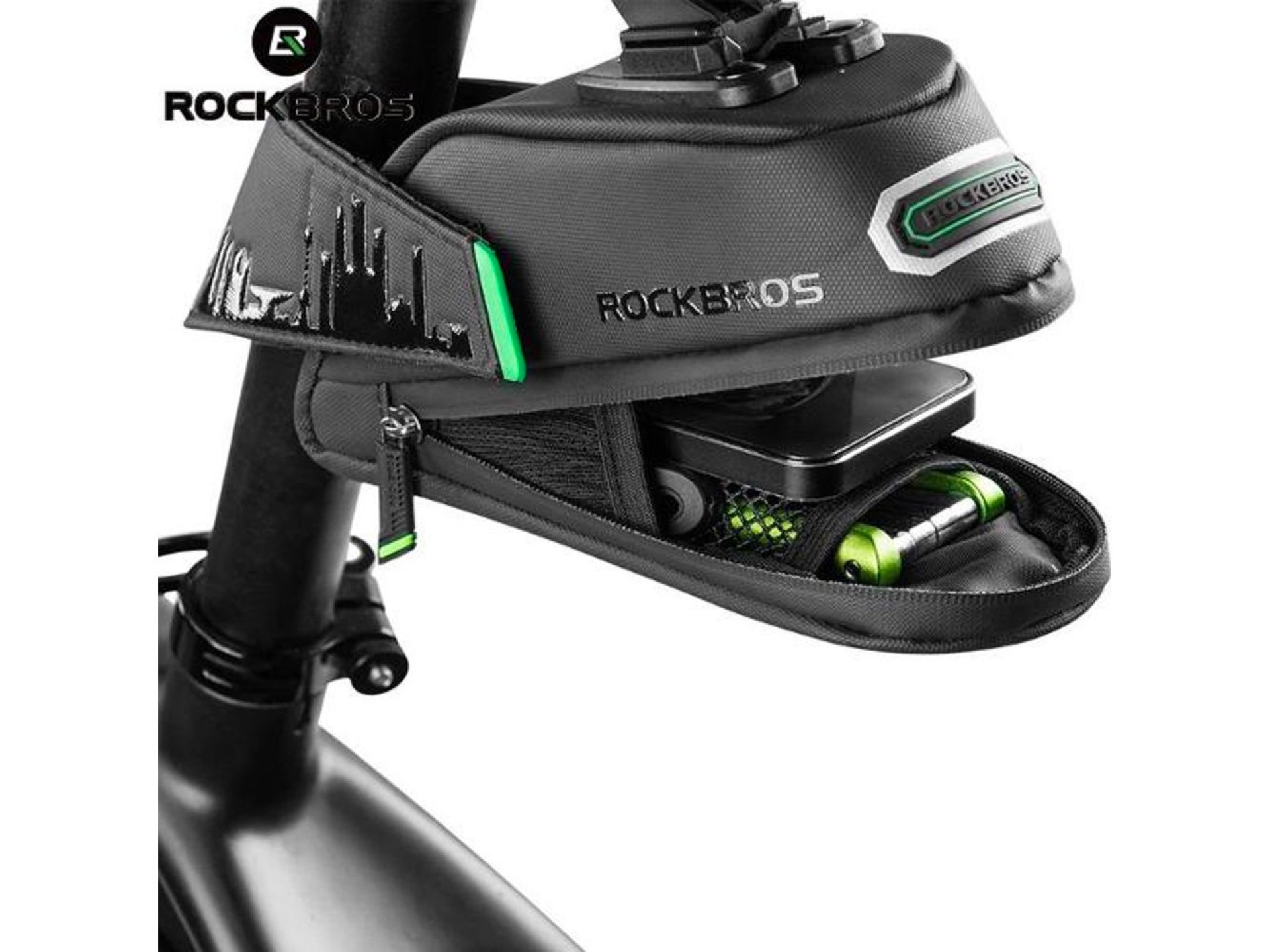 Rockbros C27-1 bicycle bag under the saddle - black