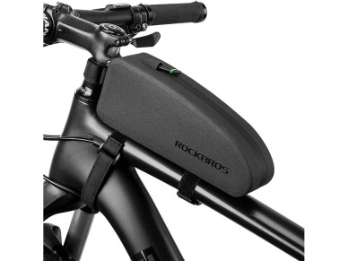 Bolsa para cuadro de bicicleta Rockbros AS-019-1, impermeable, 1,6 l - negra Bolsa para cuadro de bicicleta Rockbros AS-019-1, impermeable, 1,6 l - negra