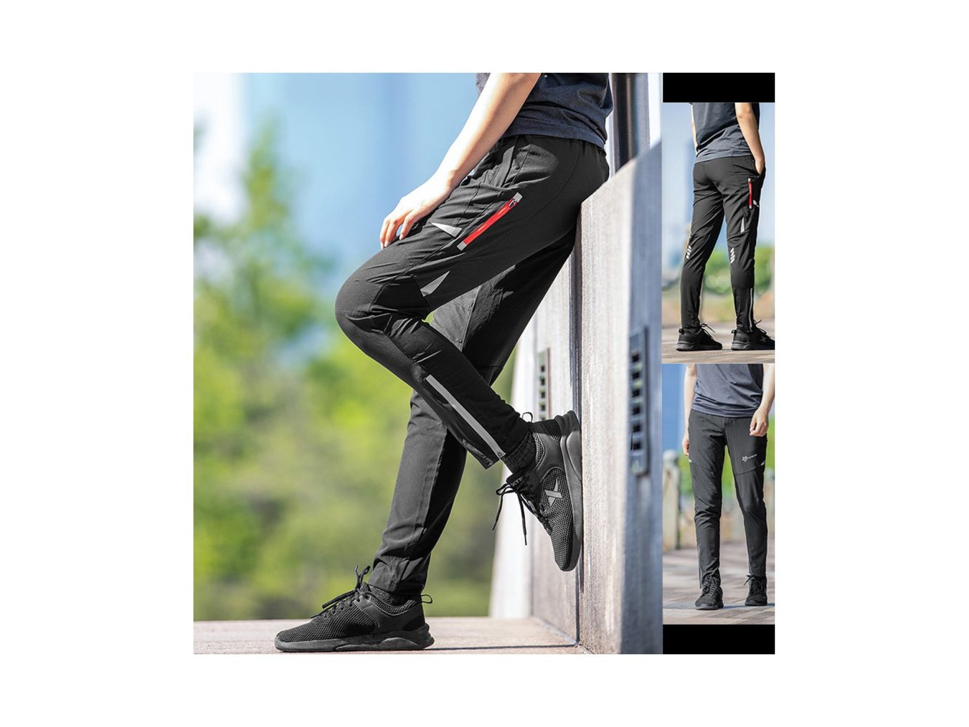 Rockbros RKCK0001 cycling pants, size S - black
