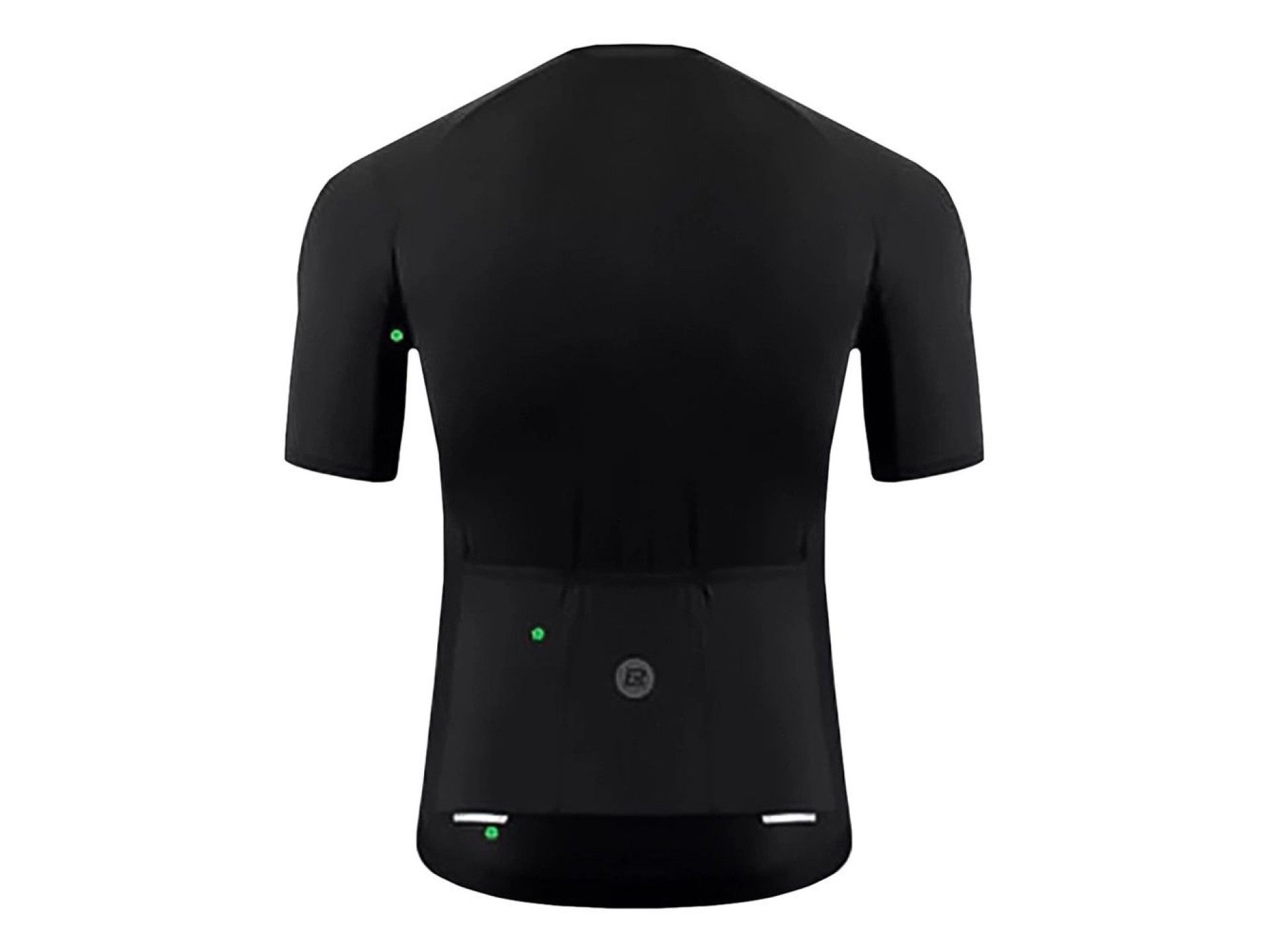 Camisa de ciclismo Rockbros 15120002005 de manga curta, tamanho XXL - Preta