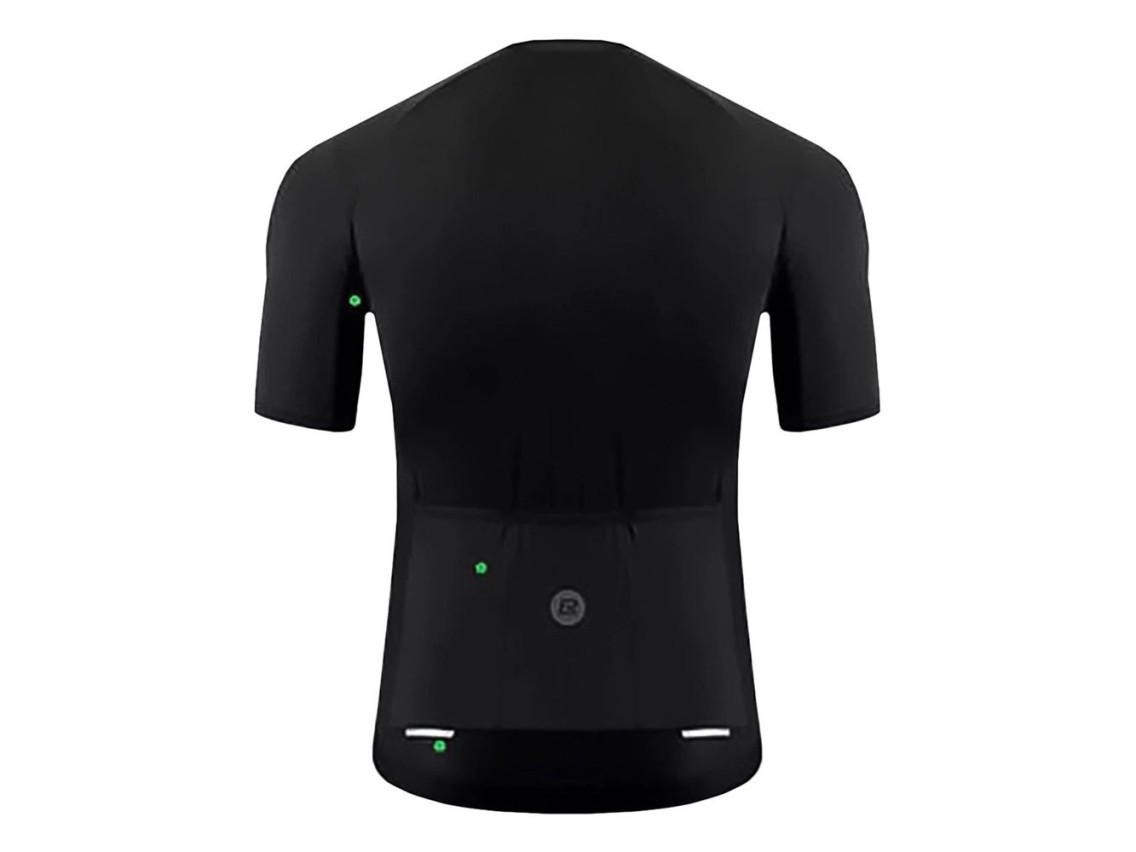 Camisa de ciclismo Rockbros 15120002005 de manga curta, tamanho XXL - Preta