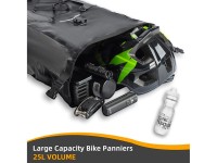 Rockbros 30140022001 waterproof bicycle bag for trunk - black Rockbros 30140022001 waterproof bicycle bag for trunk - black