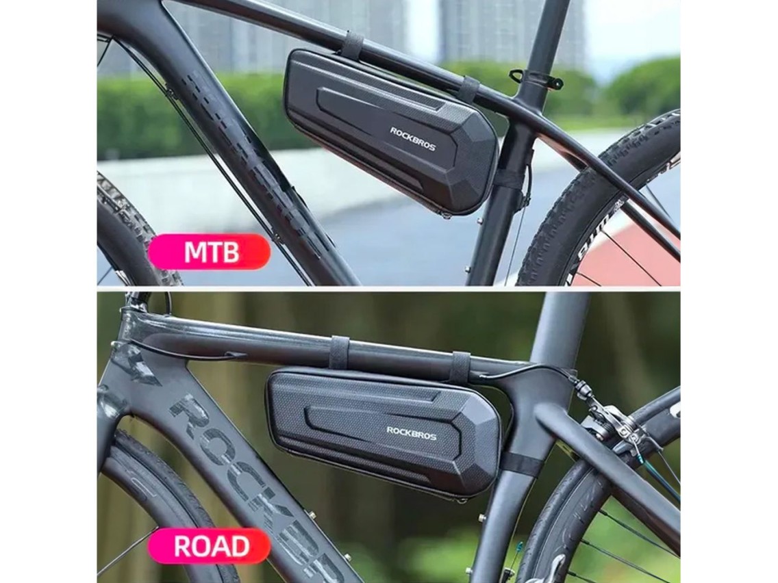 Rockbros B67 waterproof frame bike bag - black