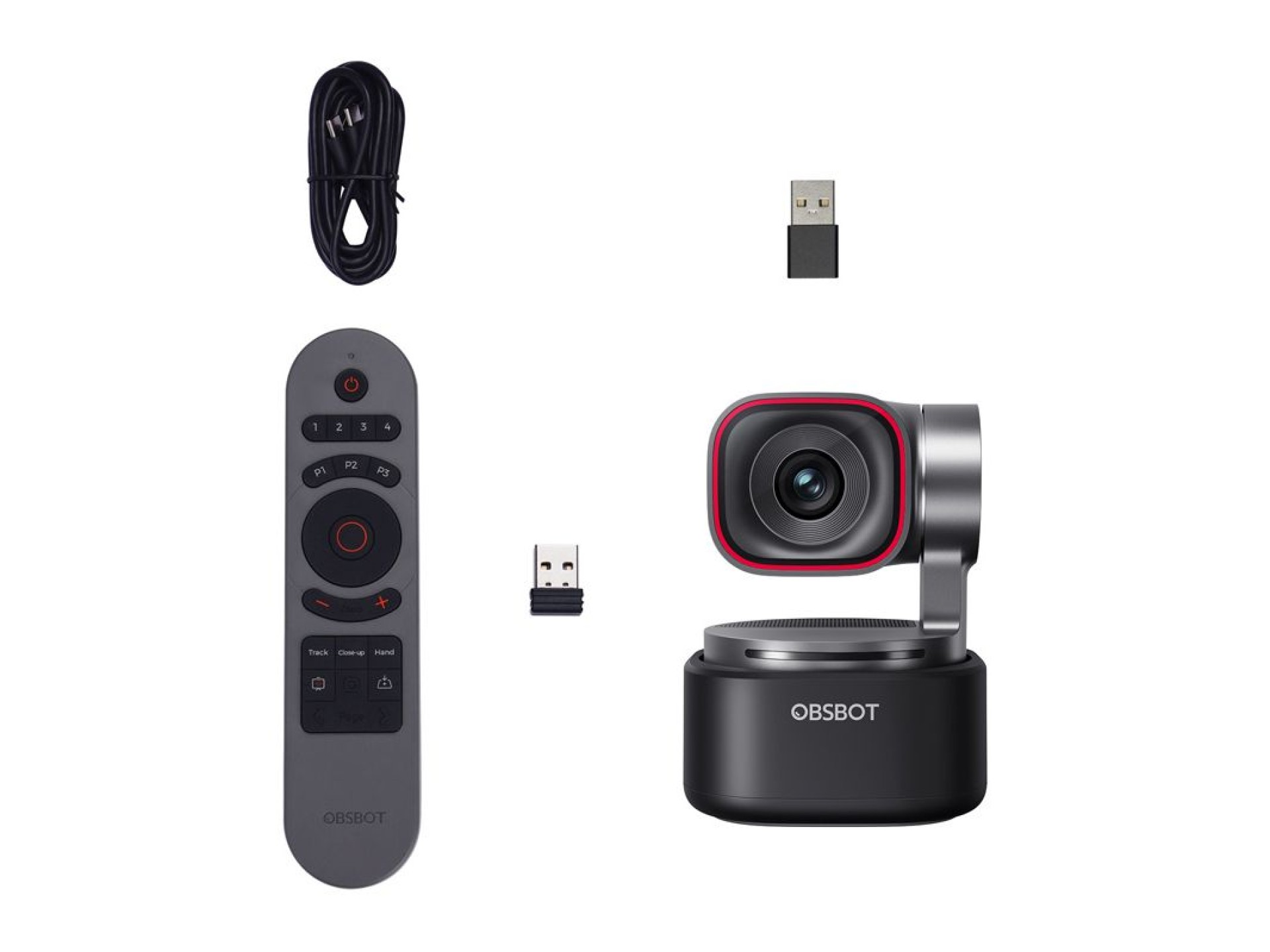 OBSBOT Tiny 3 Lite webcam with remote control