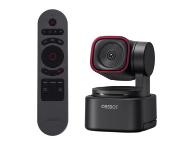 OBSBOT Tiny 3 Lite webcam with remote control