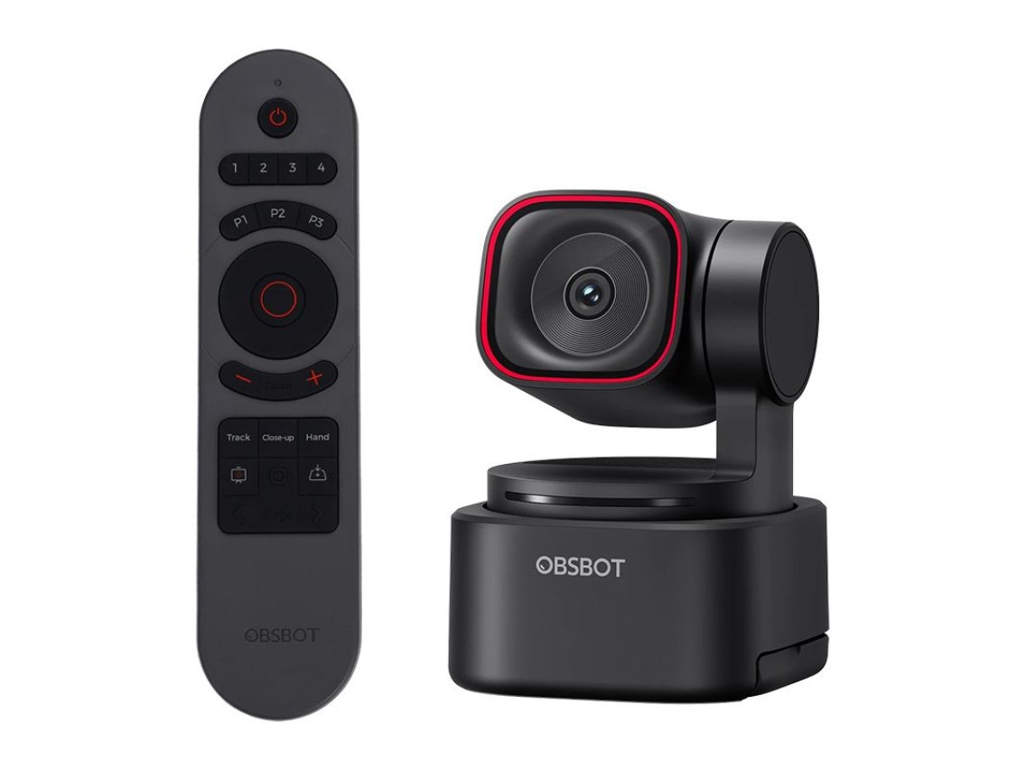OBSBOT Tiny 3 Lite webcam with remote control