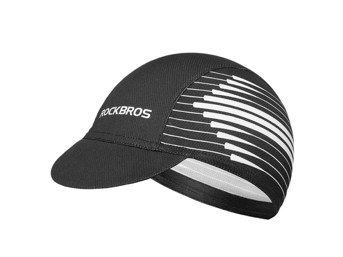 Boné de ciclismo Rockbros MZ10023 com aba - preto