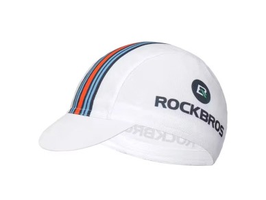 Boné de ciclismo Rockbros MZ10022 com aba - branco Boné de ciclismo Rockbros MZ10022 com aba - branco