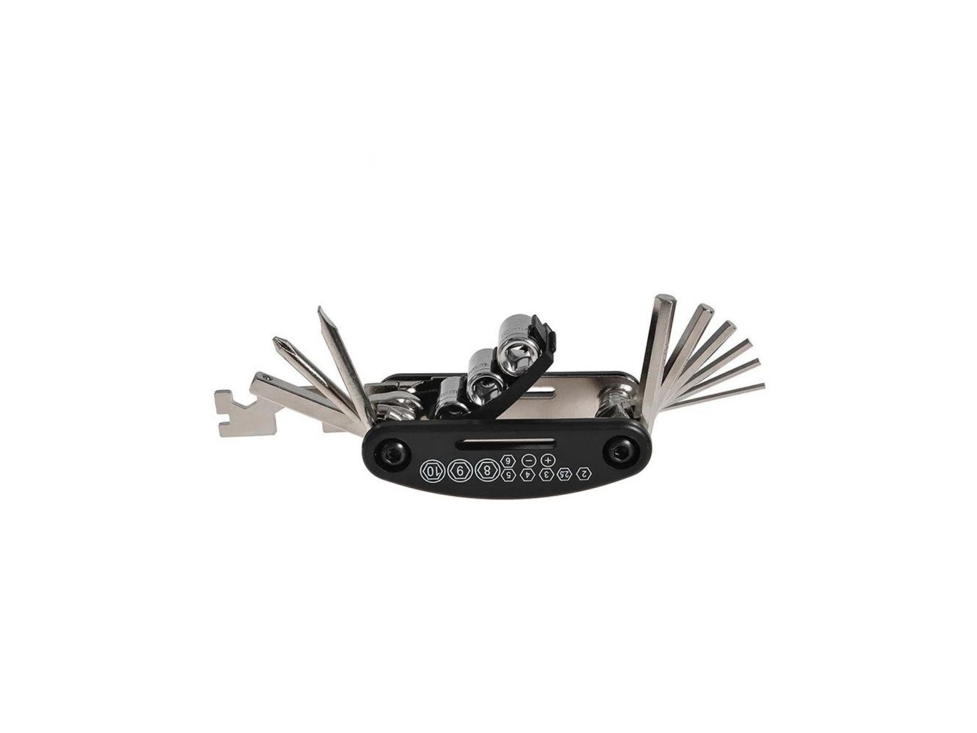 Rockbros GJ1601 16-in-1 multi-tool for bicycle repair - black