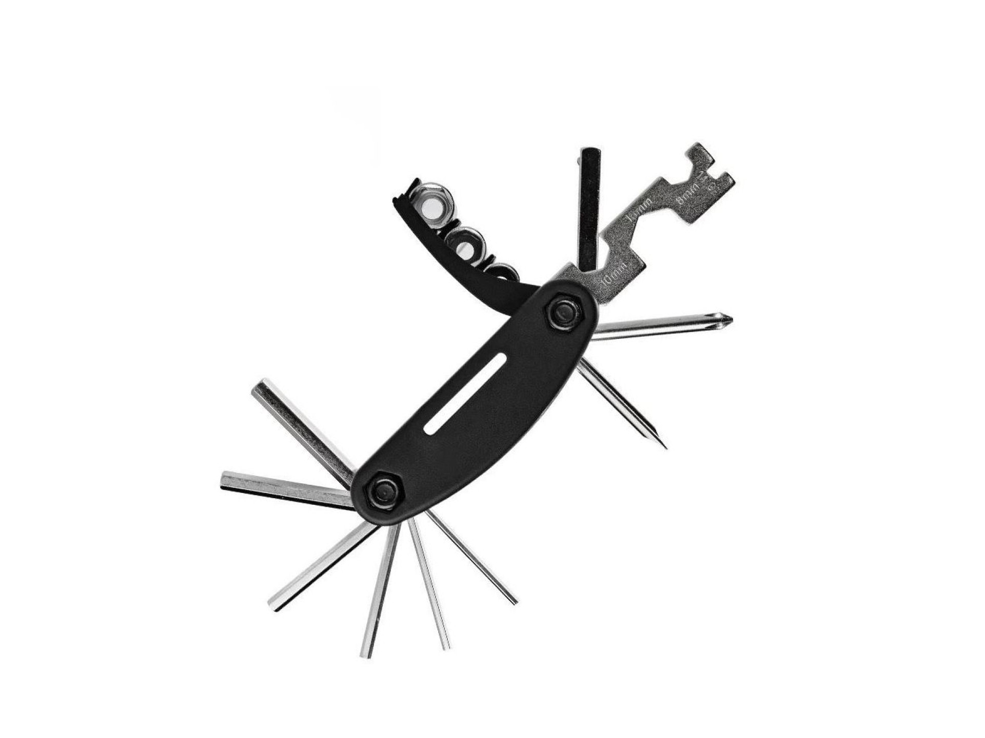 Rockbros GJ1601 16-in-1 multi-tool for bicycle repair - black