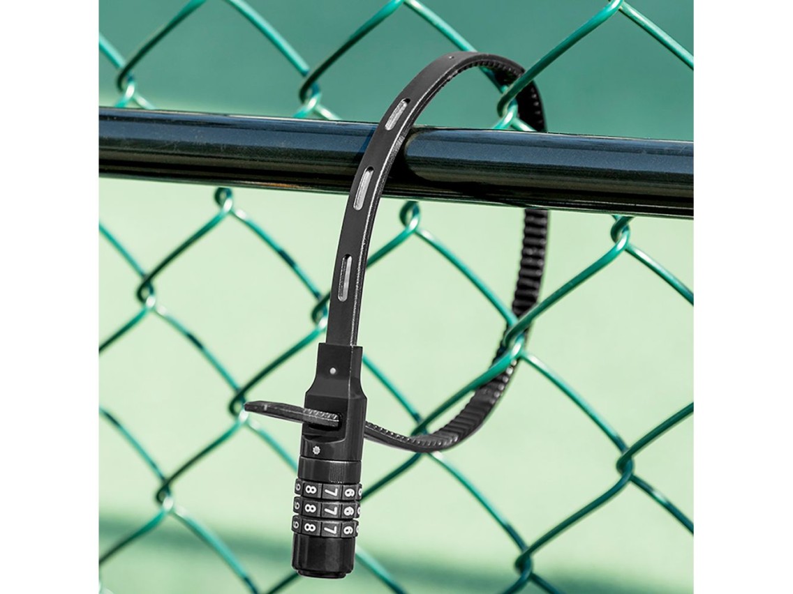 Rockbros 3240001001 bicycle lock for 0.5 m combination - black