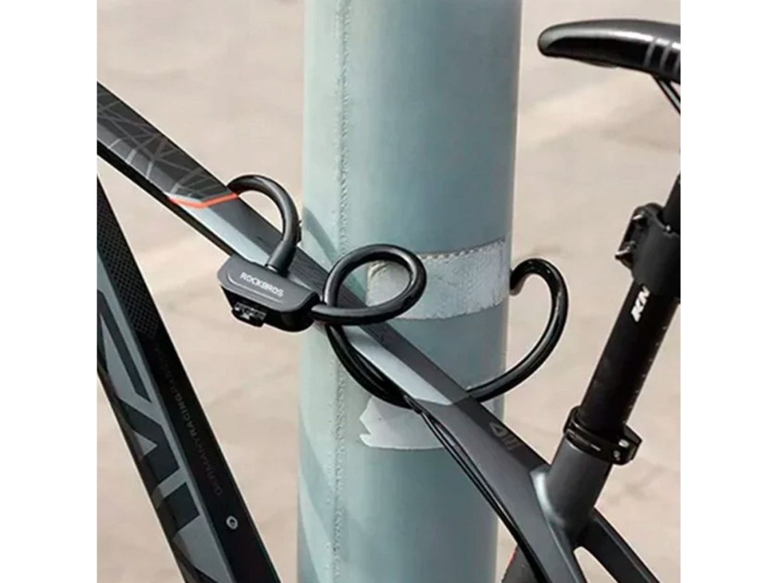 Rockbros RKS515-BK bicycle lock with 1.1 m key - black