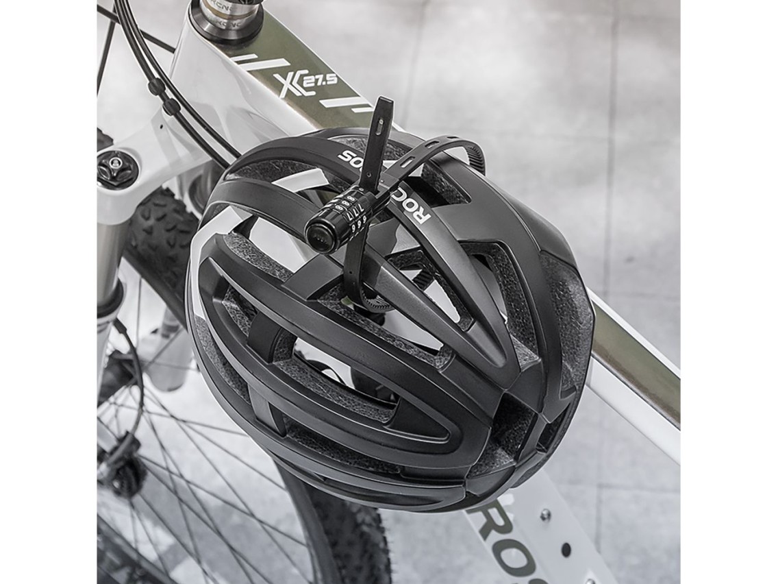 Rockbros 3240001001 bicycle lock for 0.5 m combination - black