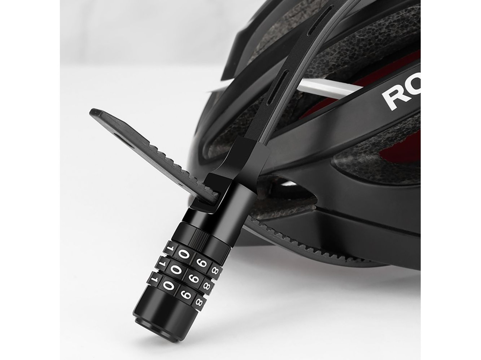 Rockbros 3240001001 bicycle lock for 0.5 m combination - black