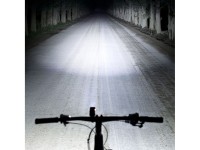 Luz delantera para bicicleta Rockbros 24710012001 de 800 lm + cable USB-C - USB-A - negra Luz delantera para bicicleta Rockbros 24710012001 de 800 lm + cable USB-C - USB-A - negra
