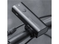 Luz delantera para bicicleta Rockbros 24710012001 de 800 lm + cable USB-C - USB-A - negra Luz delantera para bicicleta Rockbros 24710012001 de 800 lm + cable USB-C - USB-A - negra