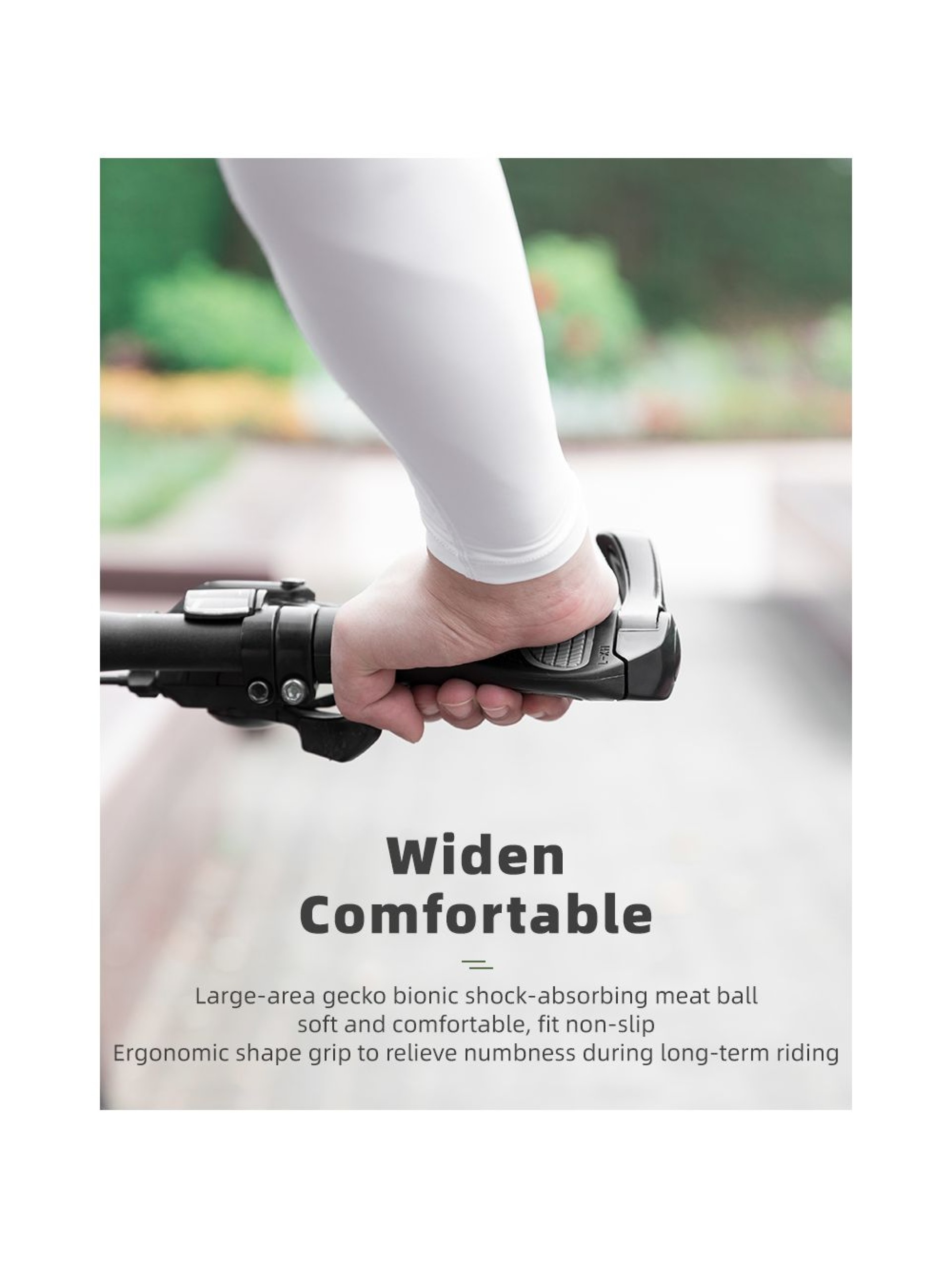 Soporte para bicicleta Rockbros BT1007W con bocinas - Blanco
