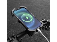 Suporte para celular para motocicleta Rockbros 25210032005 para espelho retrovisor - Preto Suporte para celular para motocicleta Rockbros 25210032005 para espelho retrovisor - Preto