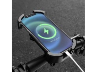 Suporte para celular para motocicleta Rockbros 25210032005 para espelho retrovisor - Preto Suporte para celular para motocicleta Rockbros 25210032005 para espelho retrovisor - Preto