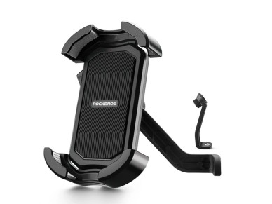 Rockbros 25210032005 Motorcycle Phone Holder for Mirror - Black Rockbros 25210032005 Motorcycle Phone Holder for Mirror - Black