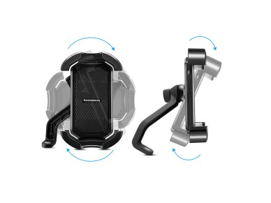 Rockbros 25210032001 Bike Phone Holder for Handlebars - Black Rockbros 25210032001 Bike Phone Holder for Handlebars - Black