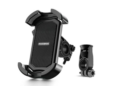 Rockbros 25210032001 Bike Phone Holder for Handlebars - Black Rockbros 25210032001 Bike Phone Holder for Handlebars - Black