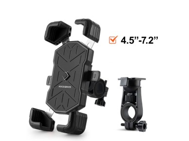 Rockbros 25210030001 Handlebar Bike Phone Holder - Black Rockbros 25210030001 Handlebar Bike Phone Holder - Black