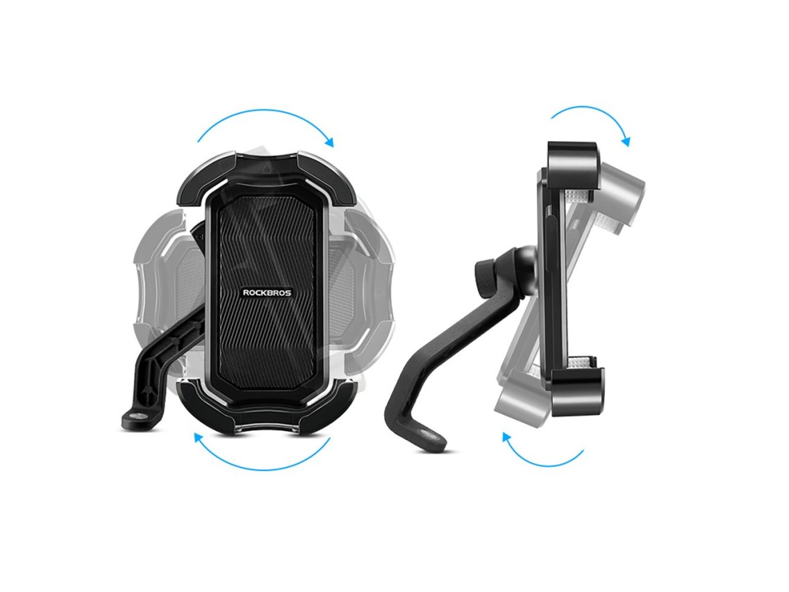 Rockbros 25210032001 Bike Phone Holder for Handlebars - Black