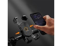 Suporte para celular de guidão de bicicleta Rockbros 25210030001 - Preto Suporte para celular de guidão de bicicleta Rockbros 25210030001 - Preto