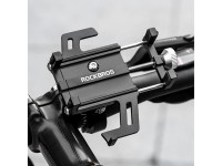 Soporte para teléfono de bicicleta Rockbros 699-BK de aleación de aluminio - Negro Soporte para teléfono de bicicleta Rockbros 699-BK de aleación de aluminio - Negro
