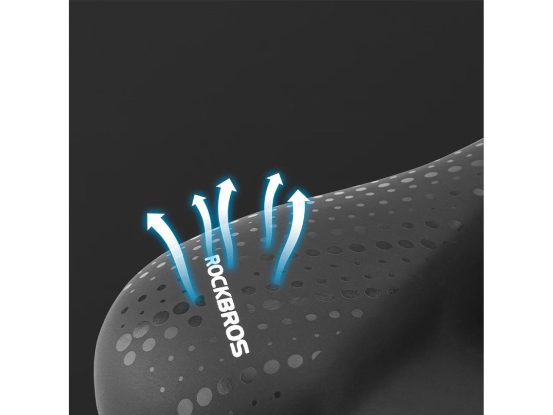 Rockbros 38218916001 MTB bicycle saddle - black