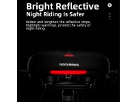 Rockbros AQ-6090R bicycle saddle - black and red Rockbros AQ-6090R bicycle saddle - black and red
