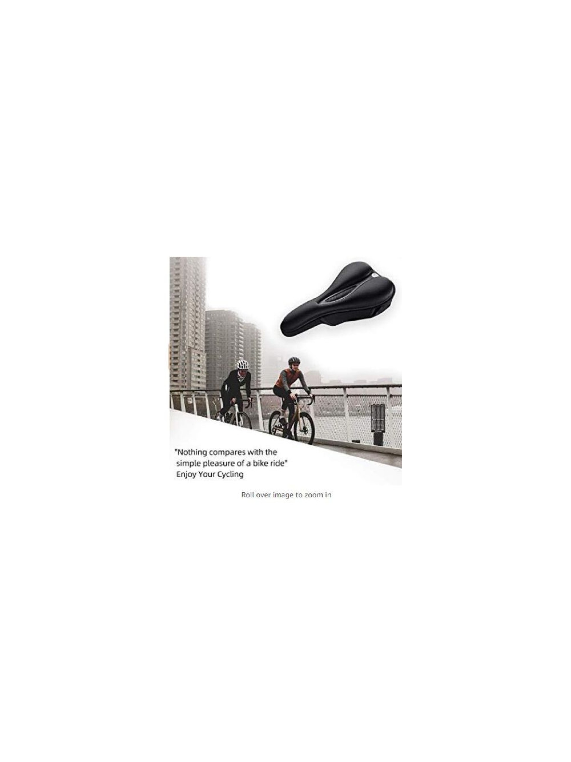 Rockbros LF047-B silicone gel bicycle seat cover size L - black